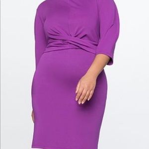 Chic Purple Eloquii NWT Dress